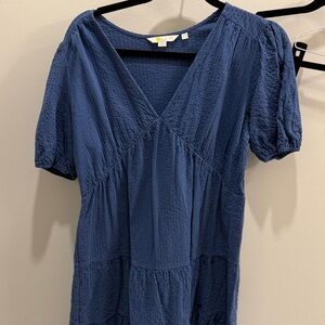 Navy Women's Boden Dress Size M 100% cotton